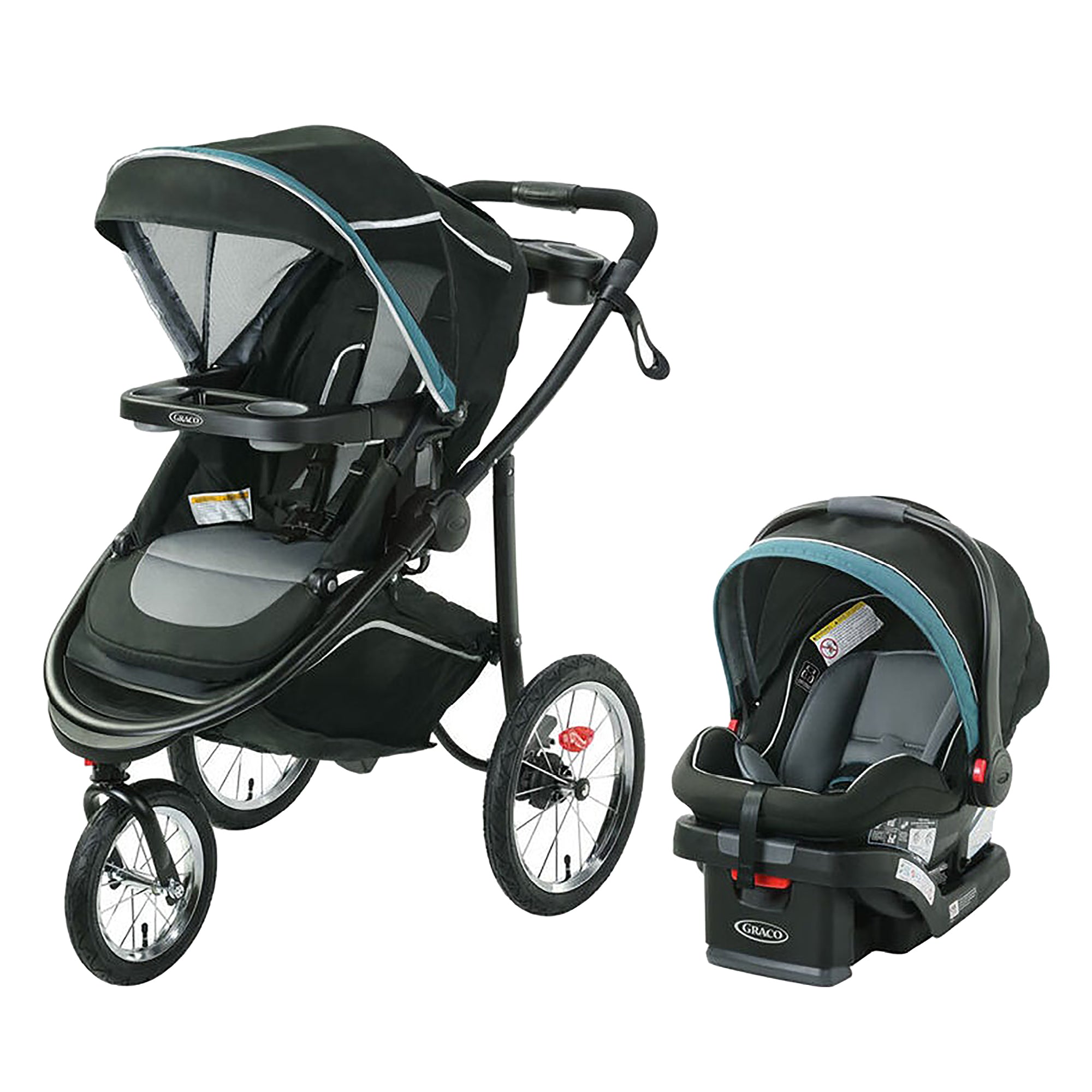 Système de voyage graco modes 3 roues 2.0 avec siège d'auto, palermo