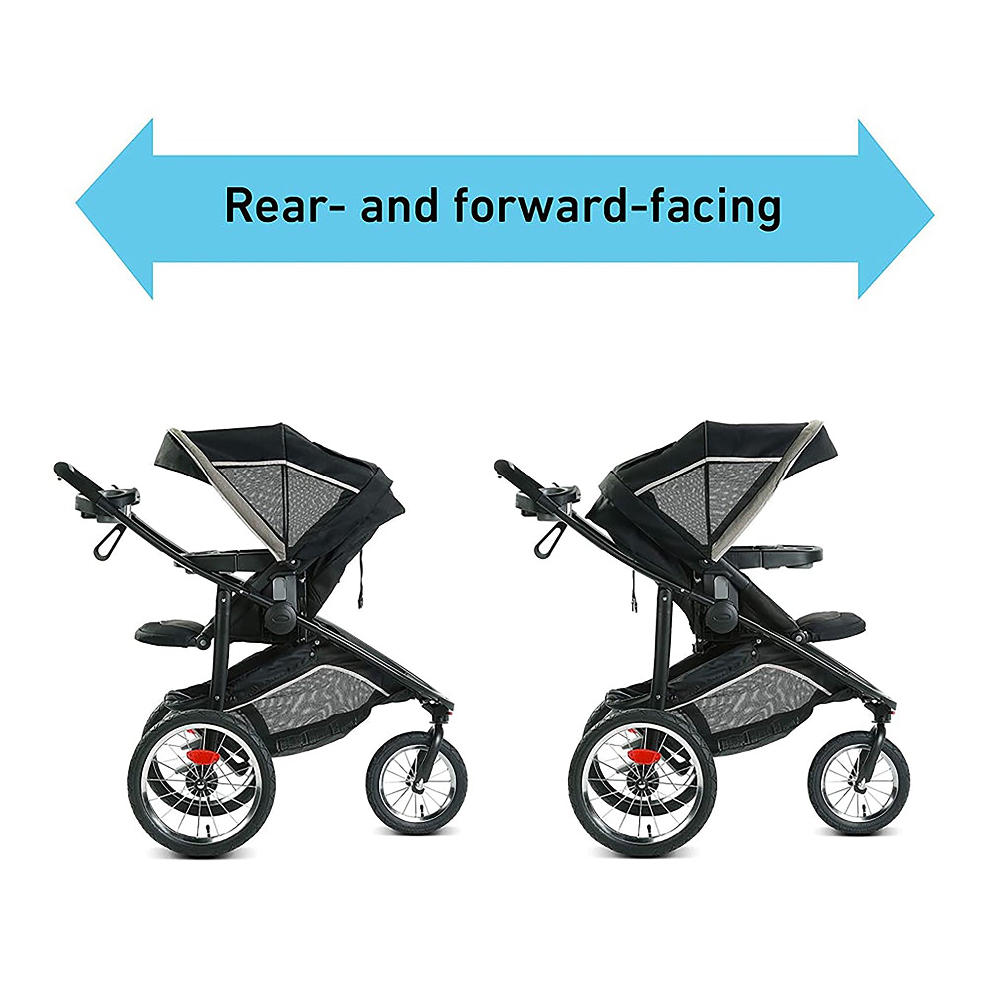 Système de voyage graco modes 3 roues 2.0 avec siège d'auto, palermo